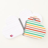 キャンディストライプズモノグラム ノートブック (内部)