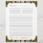 キャンディストライプーレシピバインダーインサート (裏面)