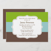 キャンディストライプー招待状 招待状 (正面/裏面)