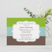 キャンディストライプー招待状 招待状 (スタンド正面)