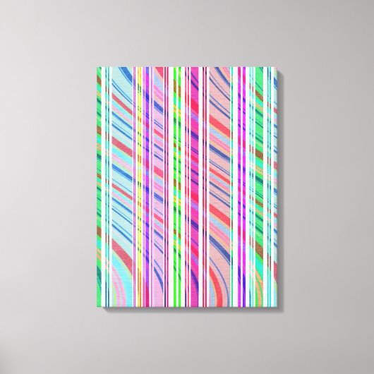 キャンディストライプー キャンバスプリント (正面)