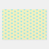 キャンディストライプ棒つきキャンデーパステル ラッピングペーパーシート (正面2)