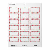 キャンディストライプ縁ど ラベル (フルシート)