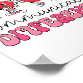 キャンディスピーチ言語病理学者Valの通信 ポスター (角)