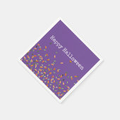 キャンディスプリンクルハッピーハローウィンオレンジグリーン スタンダードカクテルナプキン (角)