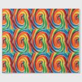 キャンディスワールラッピング紙 ラッピングペーパー (フラット)