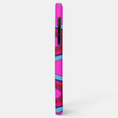 キャンディスワールレッドホットピンクデザイン Case-Mate iPhoneケース (裏面/左)