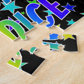 "キャンディス"名、おもしろい"ハッピーバースデー" ジグソーパズル (側面)