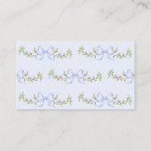 キャンディズグースベイビーシャワーゲーム エンクロージャーカード (裏面)