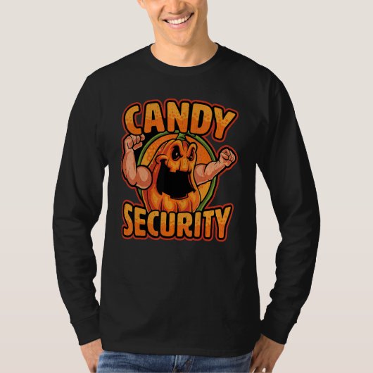 キャンディセキュリティママパパ親ハロウィーン2 Tシャツ (正面)