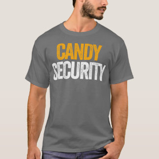 キャンディセキュリティ面白いハロウィーンの両親の衣装80 Tシャツ