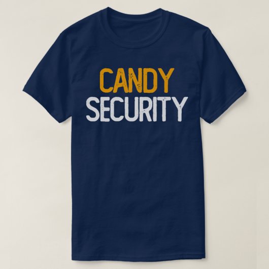 キャンディセキュリティ面白いハロウィーンの両親の衣装81 Tシャツ (デザイン正面)