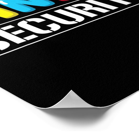 キャンディセキュリティ面白いハロウィーン衣装キッズボーイズG ポスター (角)