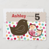 キャンディダマスクシックガールバースデーパーティーの招待 招待状 (正面)