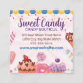 キャンディチョコカップケーキ割引クーポンカード 割引カード (裏面)