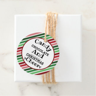 キャンディチョコレートとクリスマス応援 フェイバータグ