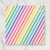 キャンディテーマ，チョコレート，食べ物，ドーナツ，虹の部分 フェイバータグ (裏面)