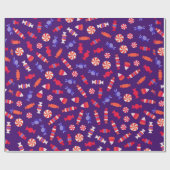 キャンディデザインラッピング紙 ラッピングペーパー (フラット)