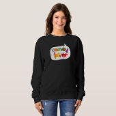 キャンディデザートCandy Socks Candyland Raglan スウェットシャツ (正面フル)