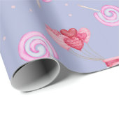 キャンディトラックパターン包装紙 ラッピングペーパー (ロールコーナー)