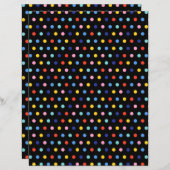 キャンディドットデライトスクラップブック紙 (正面/裏面)