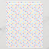 キャンディドットデライトスクラップブック紙 (正面/裏面)