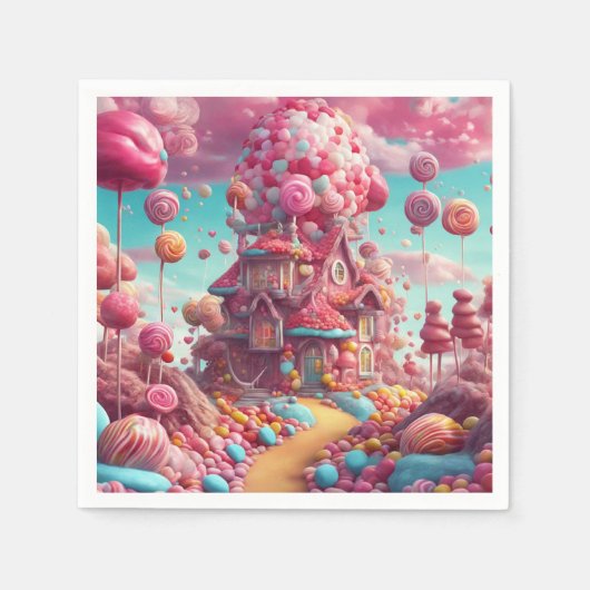 キャンディハウス スタンダードカクテルナプキン (正面)