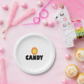 キャンディハロウィーン ペーパープレート (パーティー)