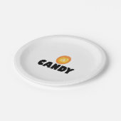 キャンディハロウィーン ペーパープレート (アングル)