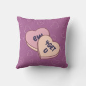 キャンディハートがバレンタインデーを分割 クッション (裏面)