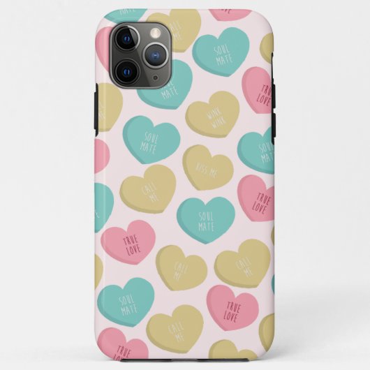 キャンディハートの会話 iPhoneケース Case-Mate iPhoneケース (裏面)
