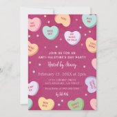 キャンディハートアンチ – バレンタインデーパーティの招待状 招待状 (正面)