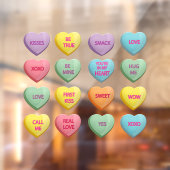 キャンディハートウィンドウの固定 ウィンドウサイン (シート2)