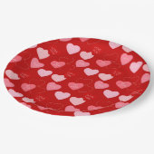 キャンディハートカスケード ペーパープレート (アングル)