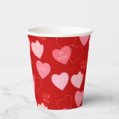 キャンディハートカスケード 紙コップ (正面)