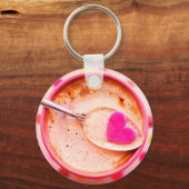 キャンディハートコーヒーキーチェーン キーホルダー (正面)