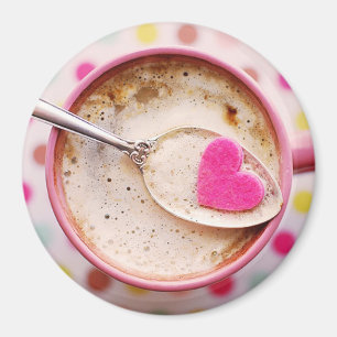 キャンディハートコーヒーマグネット マグネット