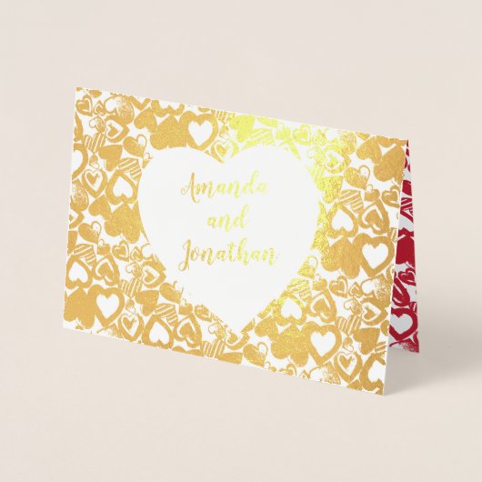 キャンディハートズ永遠の記念日 箔カード (正面)