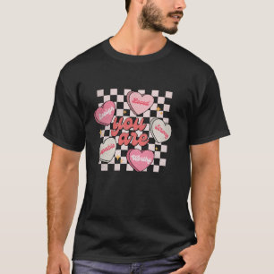 キャンディハートセルフラブグルーヴィハッピーバレンタインデー Tシャツ