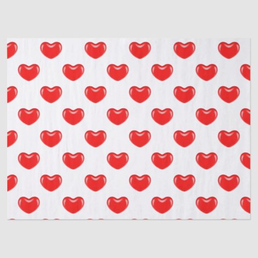 キャンディハートティッシュペーパー 薄葉紙 (正面)