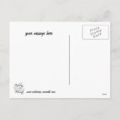 キャンディハートバレンタインデイはがき シーズンポストカード (裏面)