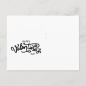 キャンディハートバレンタインデーのはがき ポストカード (裏面)