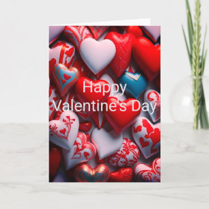 キャンディハートバレンタインデーのカード シーズンカード