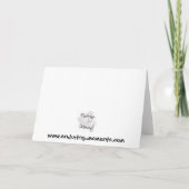 キャンディハートバレンタインデーのカード シーズンカード (裏面)