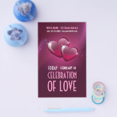 キャンディハートバレンタインデーパーティー チラシ (シングル)