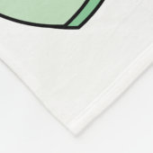 キャンディハートバレンタインデー会話ハート フリースブランケット (角)