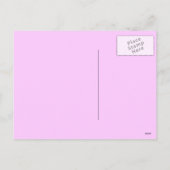 キャンディハートバレンタイン妖精はがき シーズンポストカード (裏面)