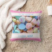 キャンディハートバレンタイン クッション (ブランケット)