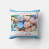 キャンディハートバレンタイン クッション (裏面)