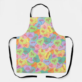 キャンディハートパターン – SFW エプロン